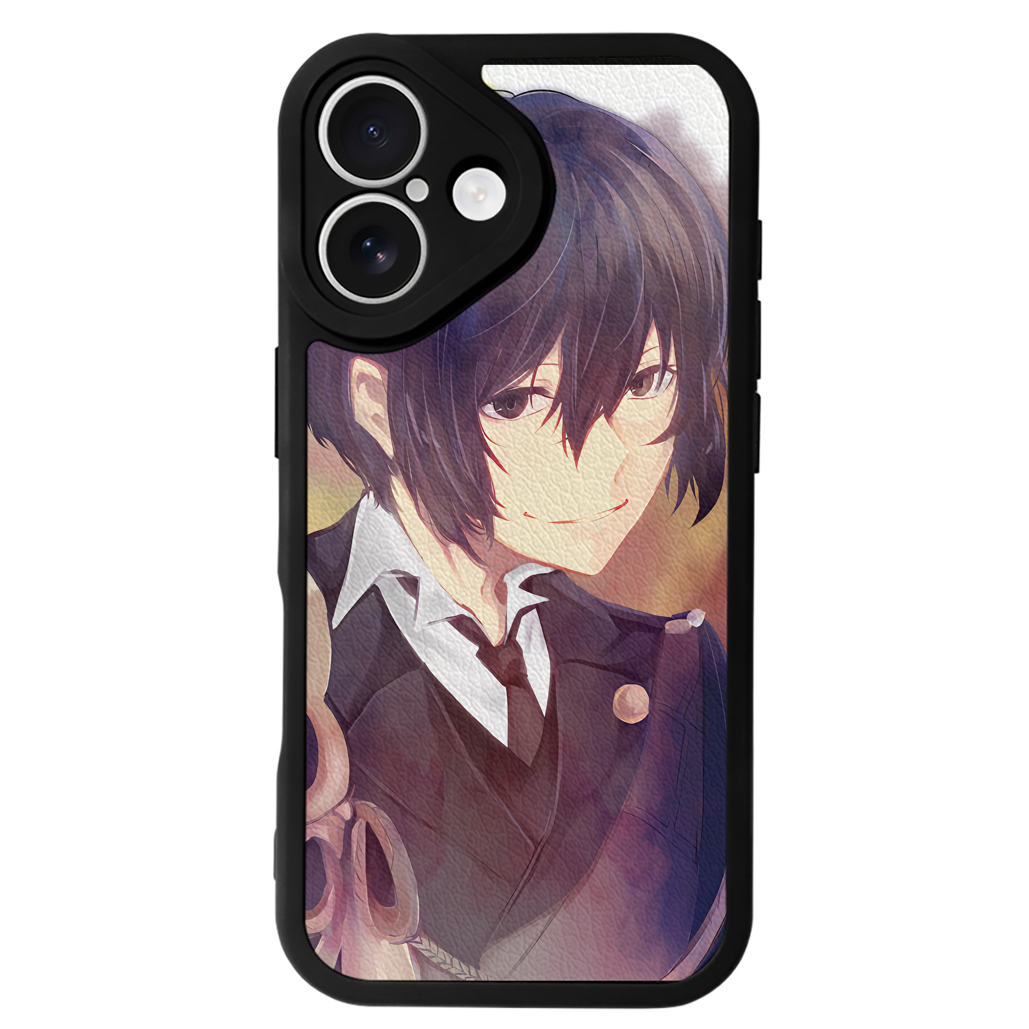 （画像用） 文豪ストレイドッグス Bungo Stray Dogs 【iPhone 16シリーズ対応】シリコンスマホケース（レザー調） 材質：シリコン